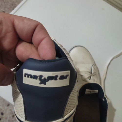 Mat Star sneakers used, size 42, white and blue