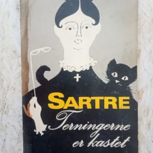 Terningerne er kastet by Jean-Paul Sartre used, Danish