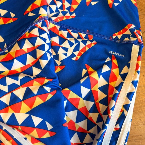 Adidas x Farm Rio leggings Large like new, 7/8