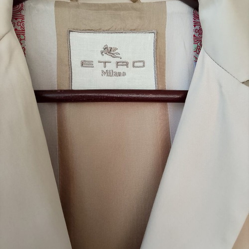 Etro Milano blazer like new, 97% cotton, beige