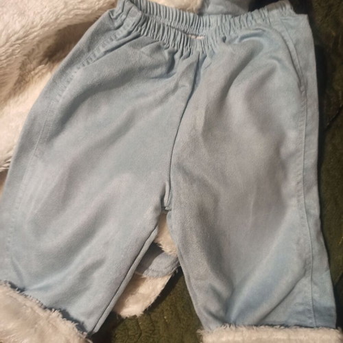 Mother Care winter set for 3-6 months baby used, soft blue
