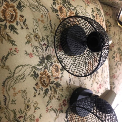 Wall lights used, set of two