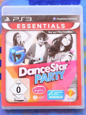 DanceStar Party PS3 game used, music rhythm dancing