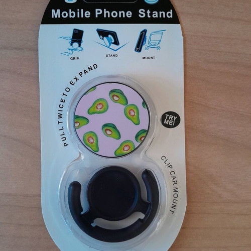 Mobile Phone Stand with avocado design new with car mount accessory