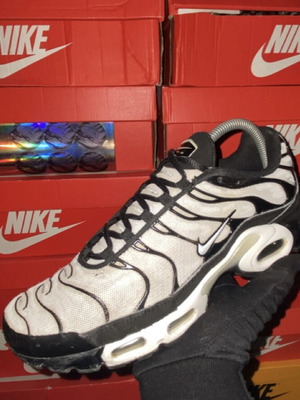 Nike Tn Air Max Plus 2018 σαν καινούργιο, μαύρο και άσπρο