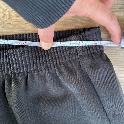 Black wide leg trousers Angelica new with elastic waist