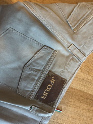 Jfour men's summer pants like new, beige, 100% cotton