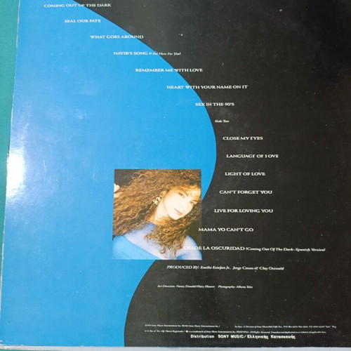 Gloria Estefan Into the Light vinyl record