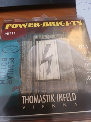 Power Brights electric guitar strings new Pb 111 Thomastik Infeld Vienna