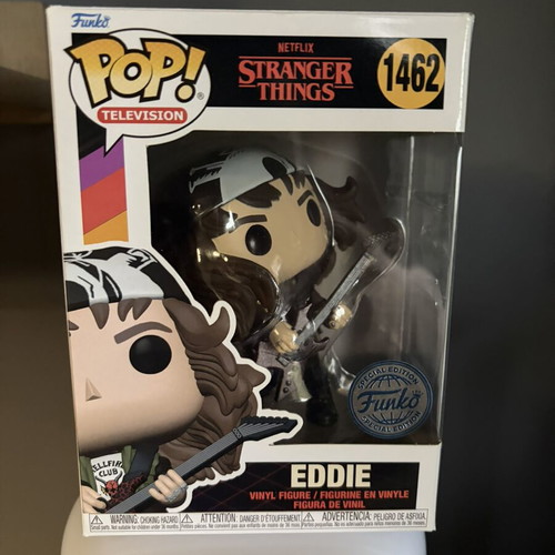 Eddie Stranger Things Funko Pop #1462 like new