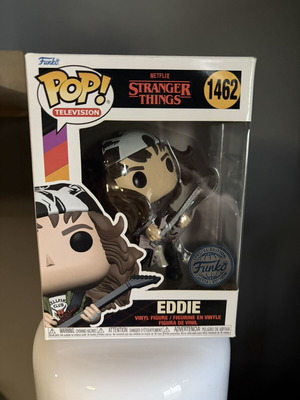 Eddie Stranger Things Funko Pop #1462 like new