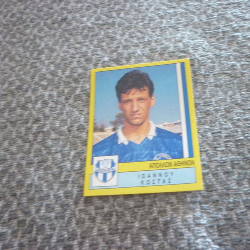 Sticker Kostas Ioannou Apollon Athens Panini Greek Football 1995 #48 new