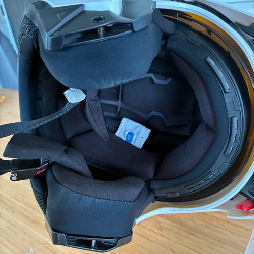 Vester full face helmet like new, white