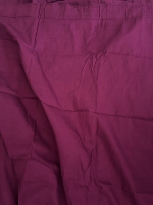 Cotton curtains set of 2, purple and eggplant, like new