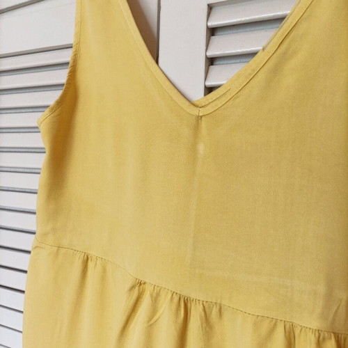 Yellow summer dress Anne Klein used, size M-L