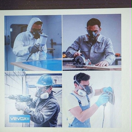 Vevox Respirator Mask A1P2 with Filters New