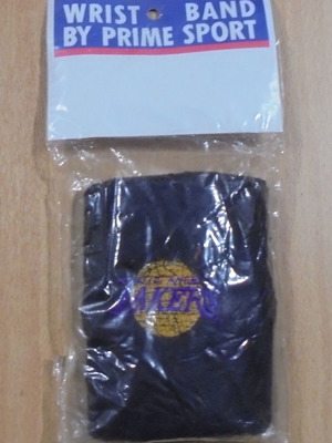 Los Angeles Lakers old black wristband new