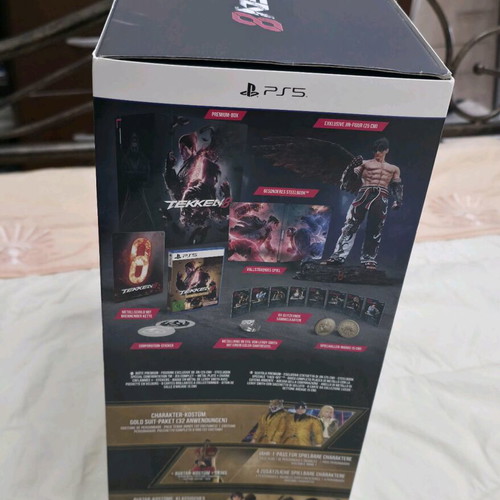 Tekken 8 Collectors PS5 box sleeve and inserts new