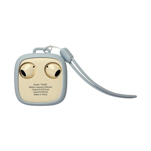 Ασύρματα ακουστικά Ezra TWS67 καινούργια, Bluetooth στερεοφωνικός ήχος, χρώμα Ciel