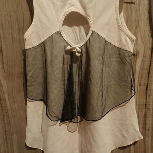 Girls' blouse 10 years new All Stars white