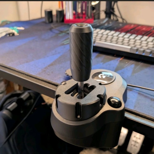 Logitech Shifter gear knob and console new for manual shifting
