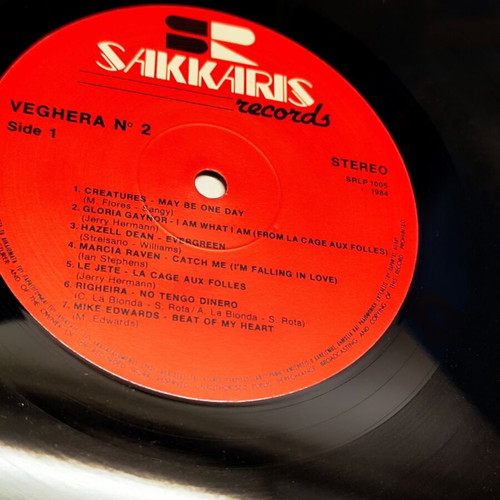 Veghera 2 double vinyl LP like new, 1984 Italo-Disco compilation