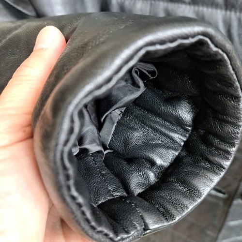 Sir Raymondtailor leather jacket Giorgio di Mare like new, black