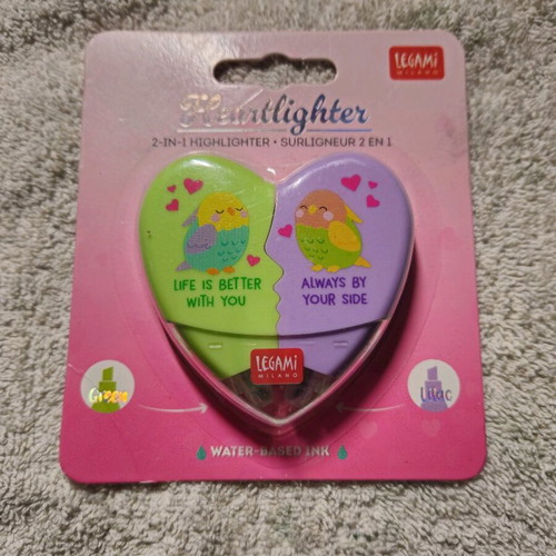 Valentine's day 2026 Limited edition Legami collectable highlighters new, set of 2