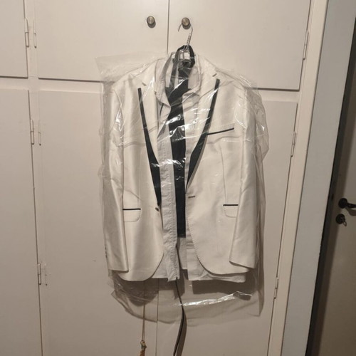 Wedding suit like new, size L, black and white