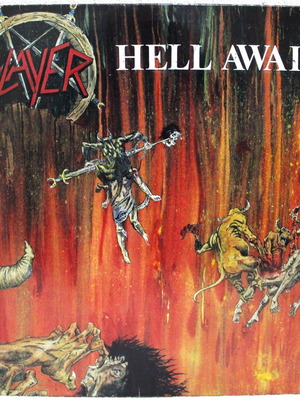 Slayer Hell Awaits винил LP първо холандско издание 1985, запазено