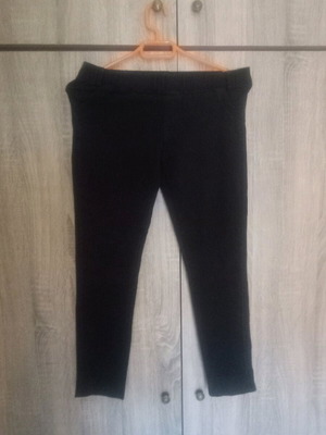Elastic pants black used, size S 36 8
