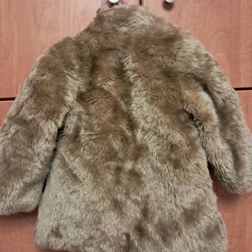 Mexx children's fur coat like new, size 80, 12-18 months