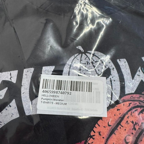 Helloween t-shirt new medium size black