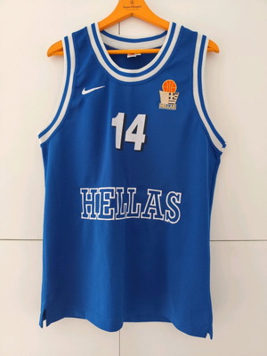 Hellas jersey EuroBasket 1997 used, size Medium