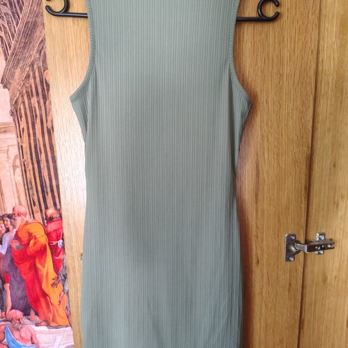 Pink Woman dress, green, XS
