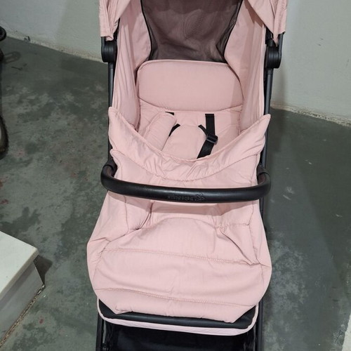 Bebe Stars City baby stroller like new, powder pink with footmuff