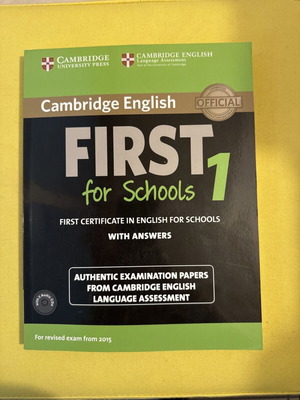 Cambridge English First 1 for Schools Student's Book with Answers and CDs new