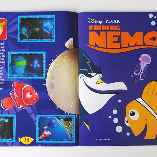 Panini Finding Nemo album English edition used 100% complete