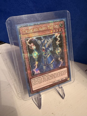 Thunder King Rai-Oh Quarter Century Secret Rare card like new