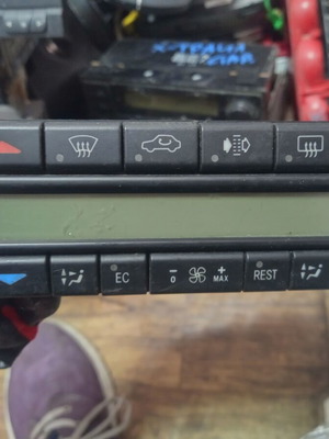 Mercedes E-Class W210 air conditioning panel used