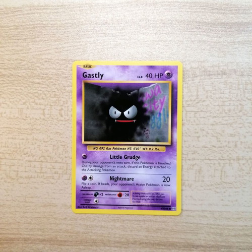 Pokemon Gastly Evolutions 2016 Common Card near mint