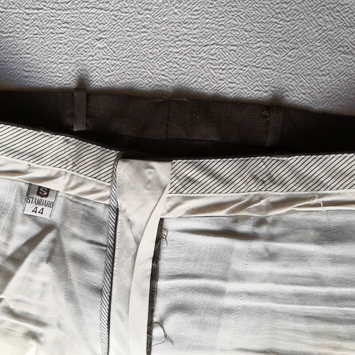 Standard brown men's wool trousers, size 44 Large