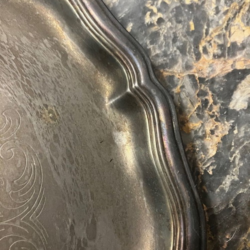 Set of vintage silver-plated and silver items used