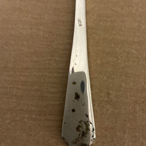 Vintage silver spoon 800 grade collectible