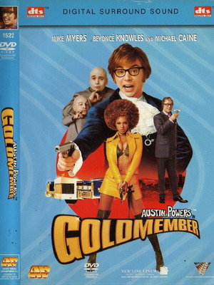 Austin Powers Goldmember DVD used, action adventure comedy with subtitles