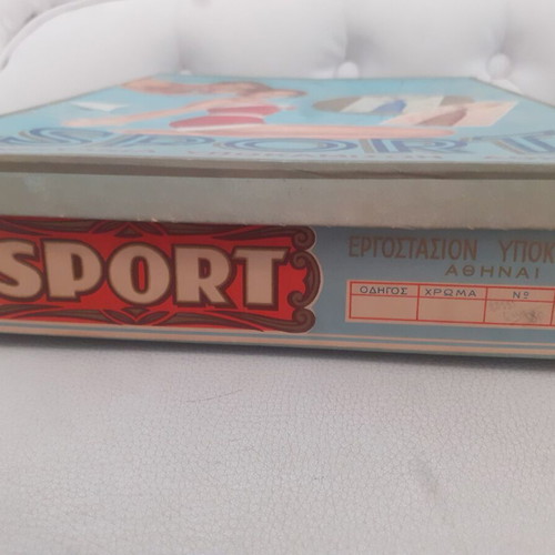 Paper Shirt Box from 1960s Greek Industry SPORT used