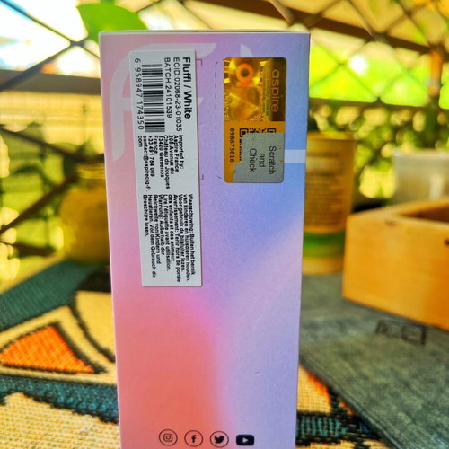 Aspire Fluffi White like new with 2 coils