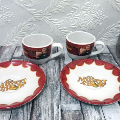 Muppet Show coffee cup set of 2 like new