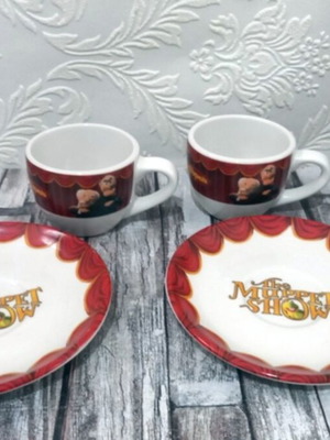 Muppet Show coffee cup set of 2 like new