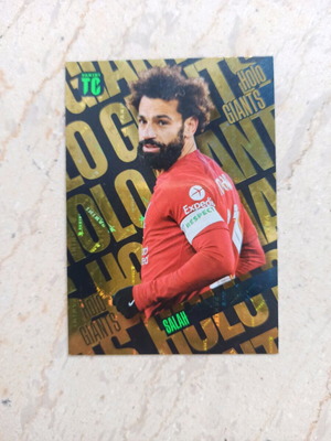 Topps Chrome Holo Giants Mohamed Salah συλλεκτική κάρτα Liverpool FC καινούργιο